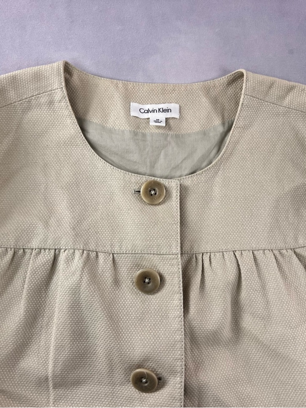 Calvin Klein vintage babydoll top jacket